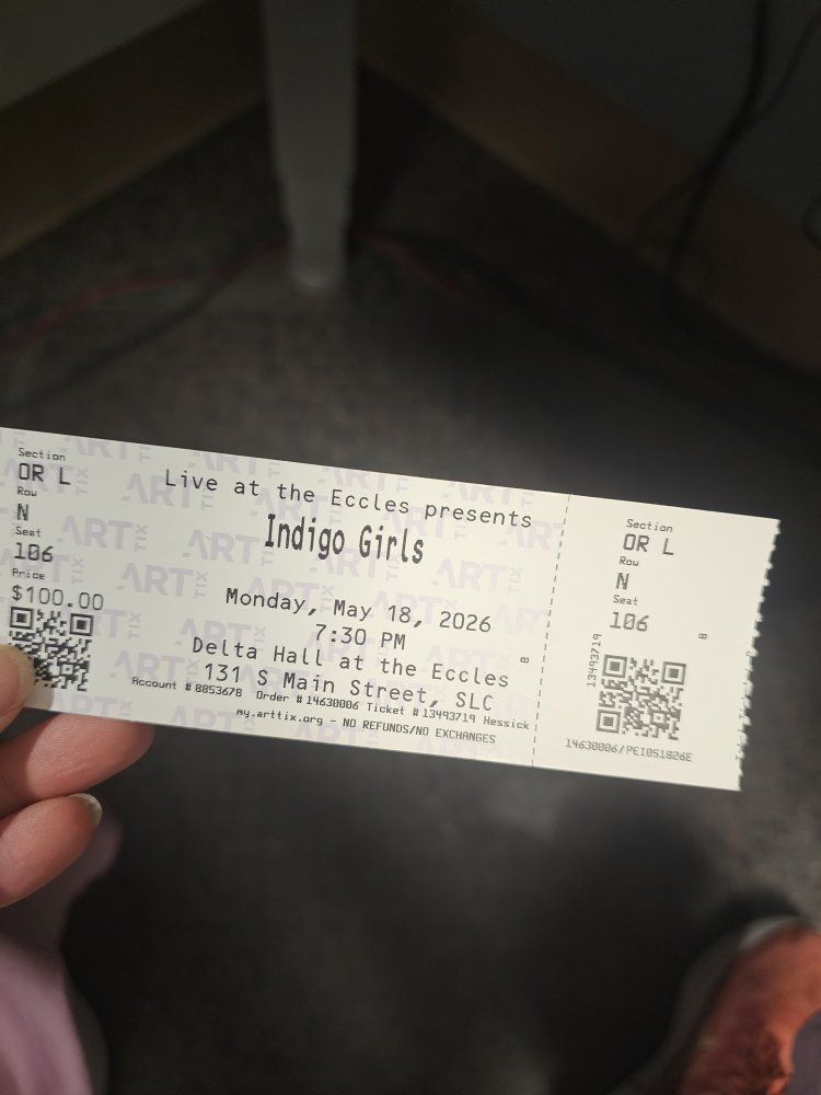 indigo girls tickets concert tonight