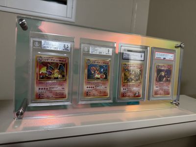 4 graded Japanese charizard set