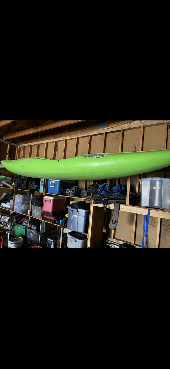 Kayak, white water (Dagger Green Boat)