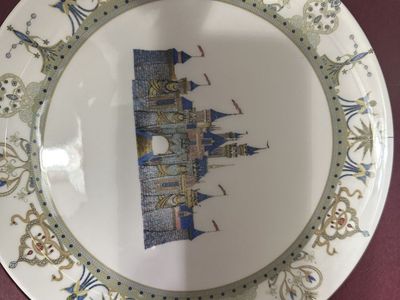 Disney Castle Plate