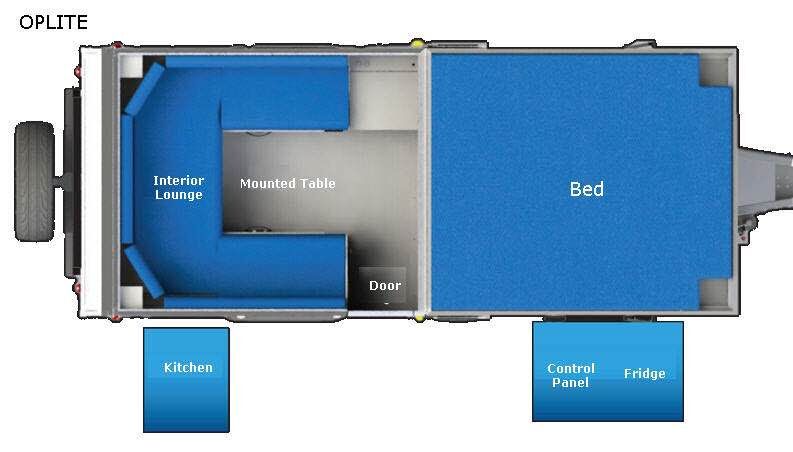 2021 Opus OPLite Off-road/Over-landing camp trailer