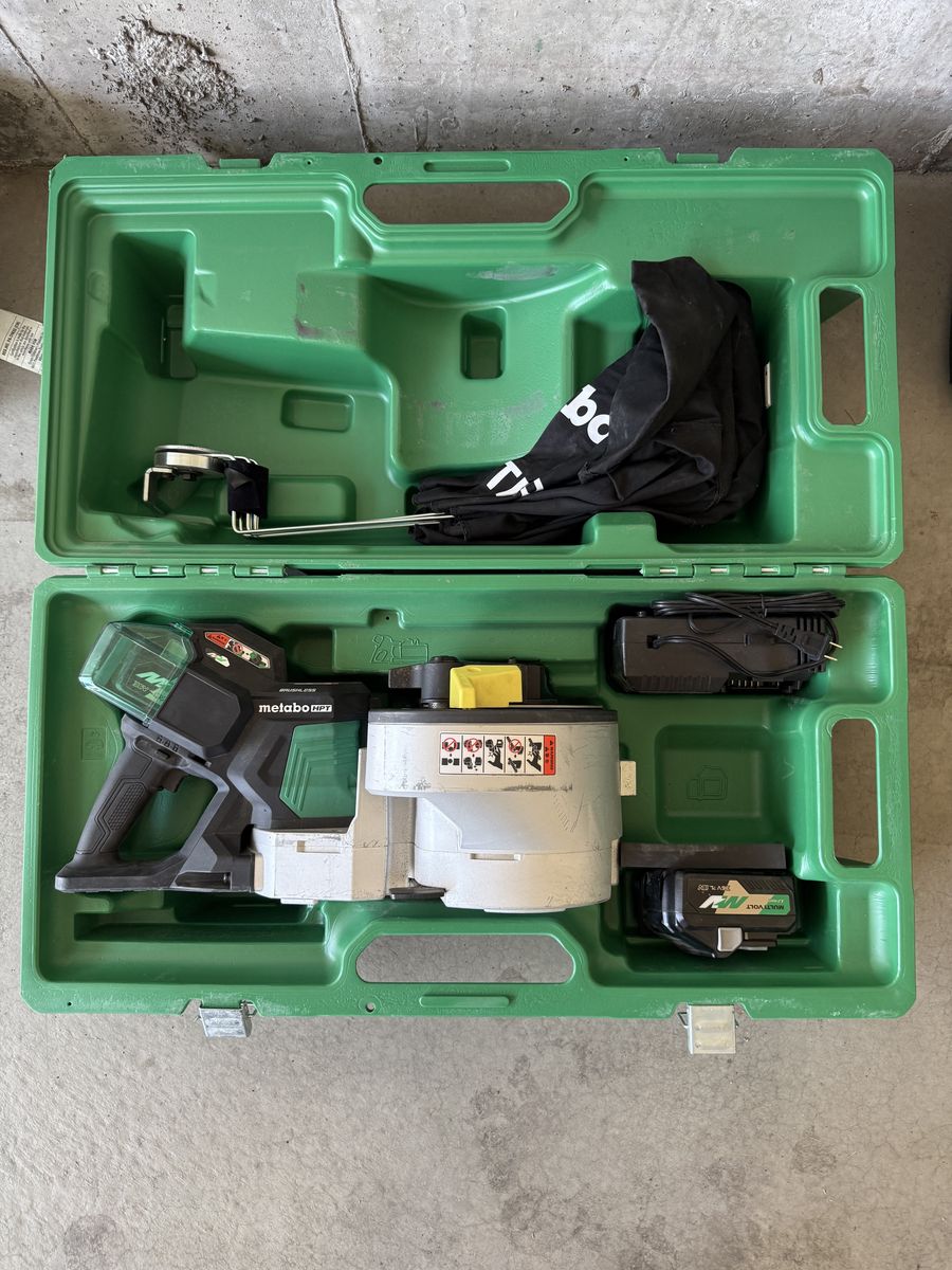 METABO HPT VB3616DA 36V MULTIVOLT BRUSHLESS REBAR BENDER/CUTTER 4.0AH BATTERIES X 2
