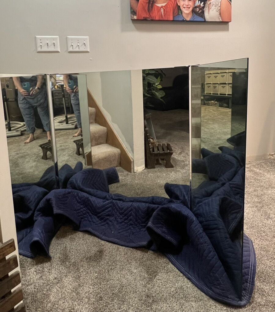 Tri-fold Vanity Mirror