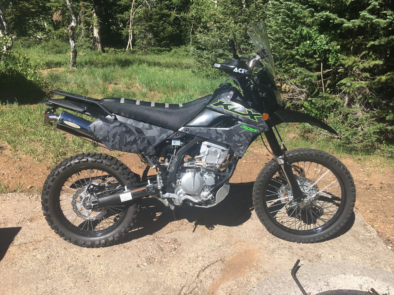 2022 KLX 300 Grey Camo - Dual Sport