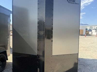 6x10 Look ST DLX Enclosed Cargo Trailer - 6'6" Interior - 3.5K GVWR - .080 PolyCor, Alloy Wheels, Rear Spoiler w/ Load Lights