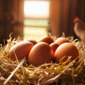 Fresh Farm Eggs From Free Range Chickens