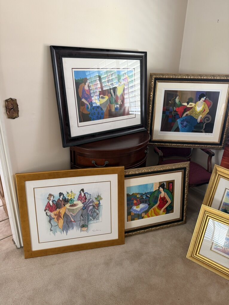 Large Framed Art Collection - Priced to Sell