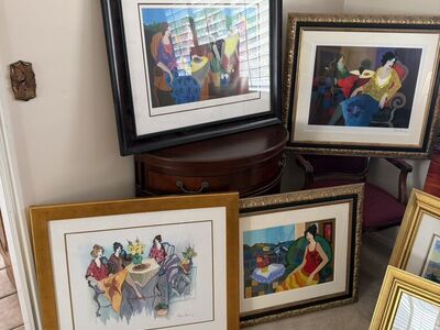 Large Framed Art Collection - Priced to Sell