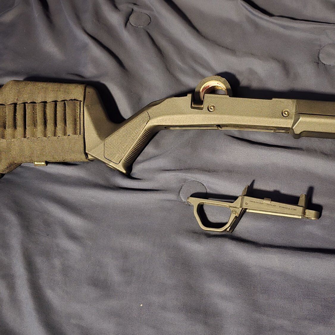 Magpul hunter stock with Dbm