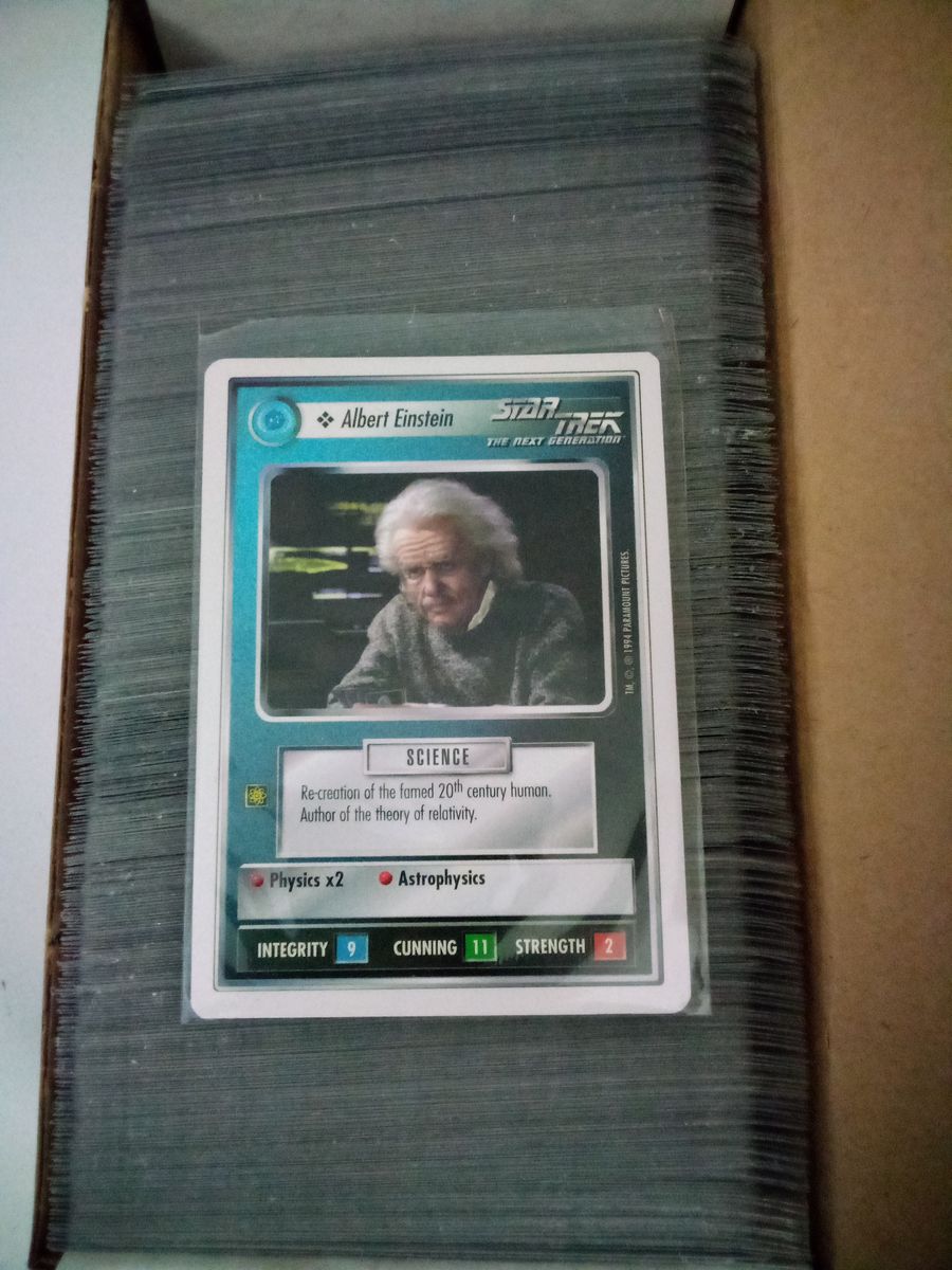 1994 Decipher Star Trek Premiere Edition Unlimited White Border set