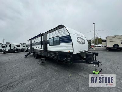 2026 Forest River RV Cherokee Grey Wolf 29QB Travel Trailer Front Bedroom|Rear Bedroom|Two Entry/Exit Doors|U Shaped Dinette