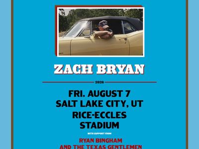 (2) Zach Bryan GA Floor Tickets - Salt Lake City, UT - Aug 7
