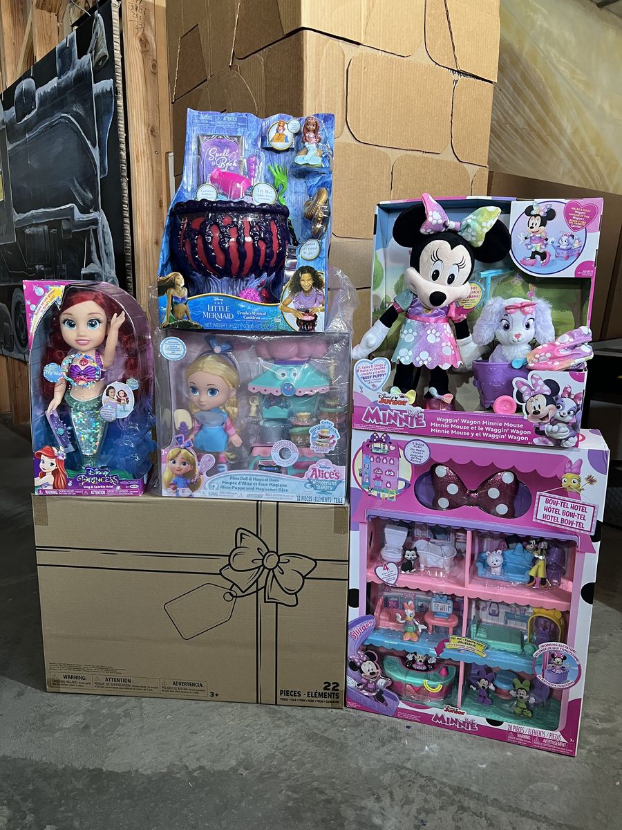NEW: Disney Ariel, Alice, Minnie Mouse Toys