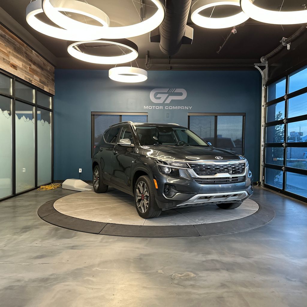 2021 Kia Seltos S Turbo — rebuilt & branded title, 5% below market