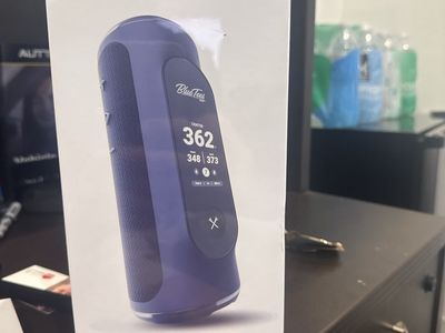 Blue tees player plus golf speaker