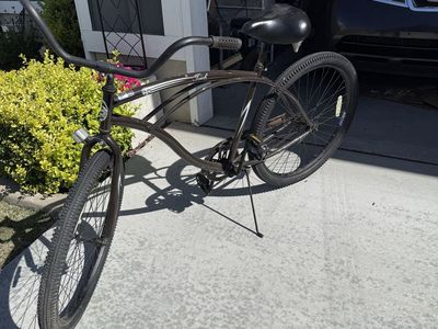 Micargi Touch Beach Cruiser Bike - Men's, Single Speed, Dark Brown, 26-inch Wheels