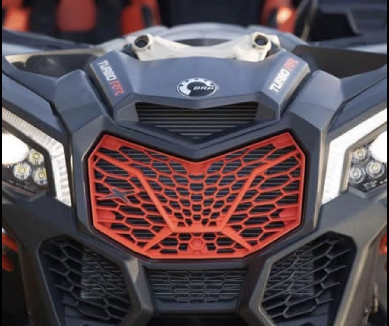 Can-Am Maverick X3 Front Grill Insert - OEM Orange