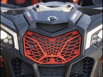 Can-Am Maverick X3 Front Grill Insert - OEM Orange