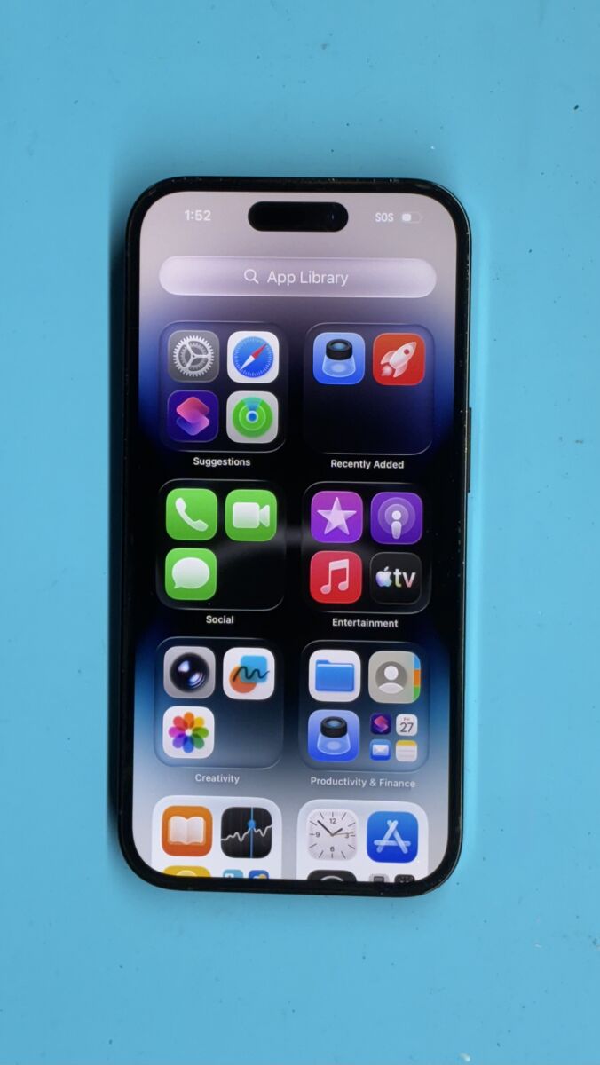 iPhone 14 Pro Unlocked W/ Case & Screen Protector