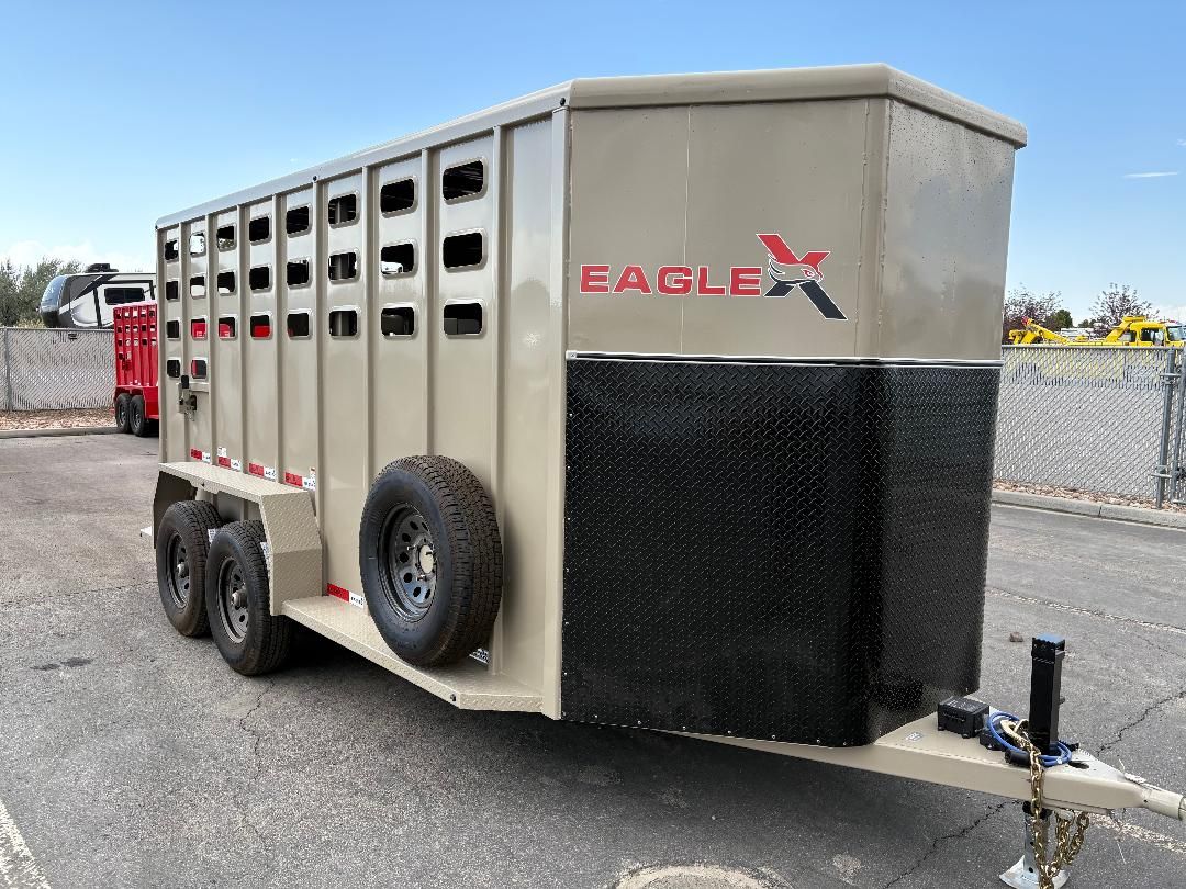 2026 Eagle X 16' Stock trailer