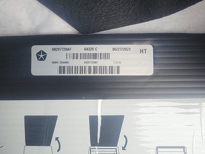 Mopar (FCA) 68297726AF HT Rear Cargo Management System