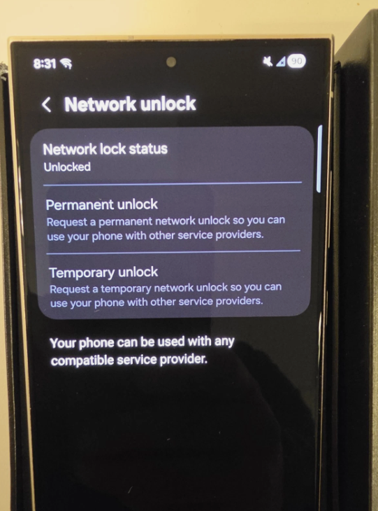 Samsung Galaxy S24 Ultra 512 GB SM-S928U, Titanium Violet, Unlocked