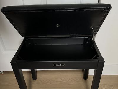 Soft Piano Bench with Storage compartment