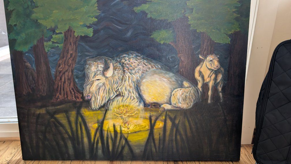 original Acrylic painting 30in × 40in taking offers/highest bid I am the artist