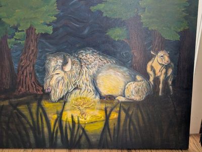 original Acrylic painting 30in × 40in taking offers/highest bid I am the artist