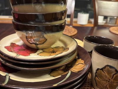 Pfaltzgraff “painted poppy” tableware