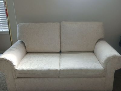 White Loveseat