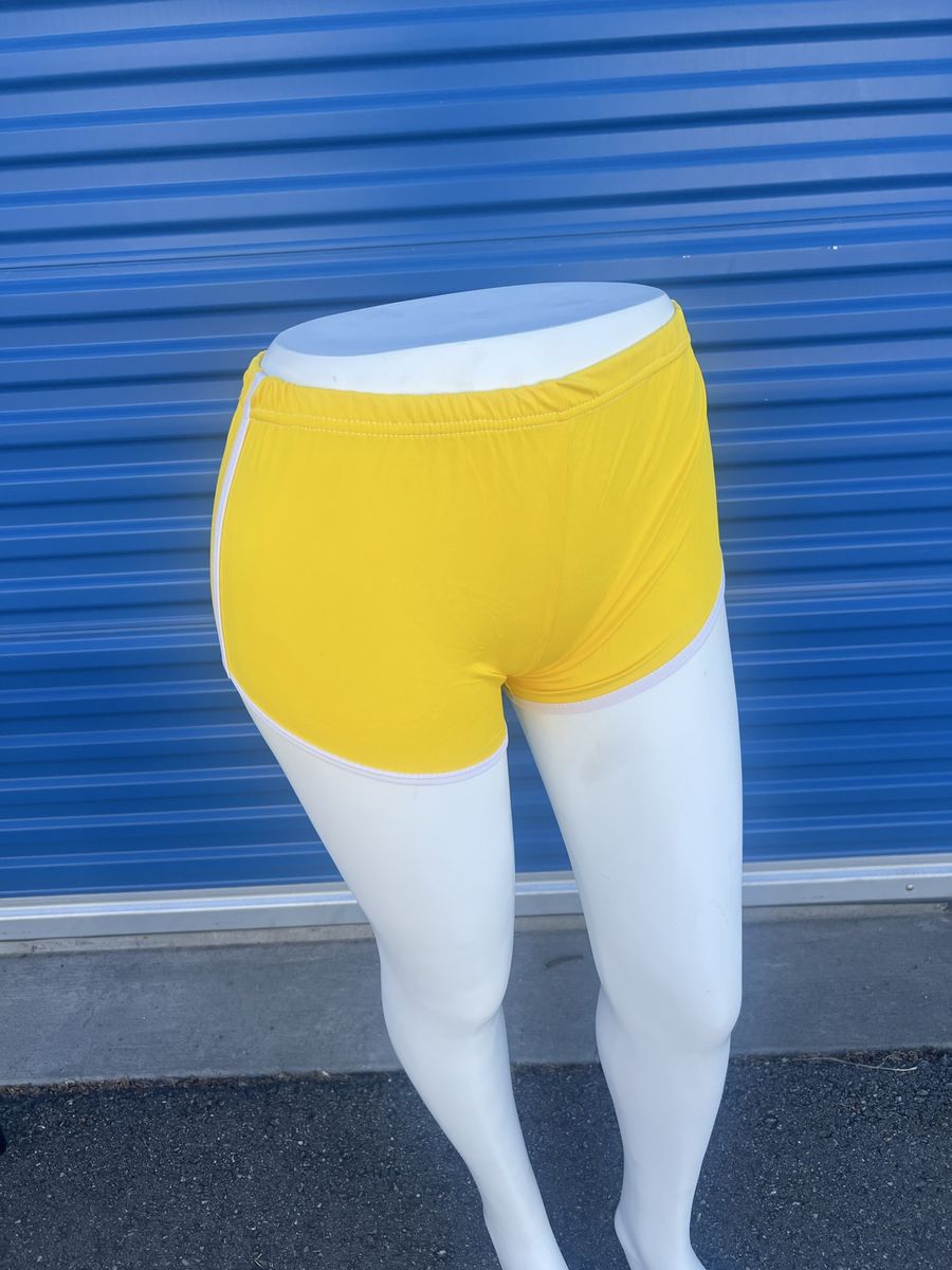 Classic Different Colors Athletic Shorts with White Trim - Retro Style for Sports & Casual Wear