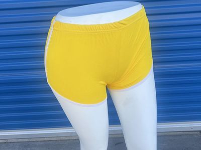 Classic Different Colors Athletic Shorts with White Trim - Retro Style for Sports & Casual Wear
