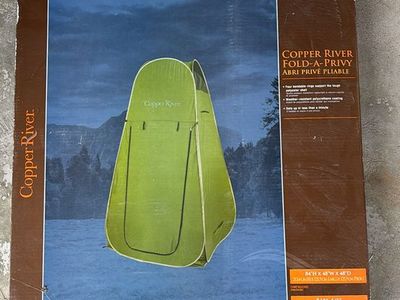 New Copper River Pop-Up Privacy Shelter (84"H x 48"W x 48"D)