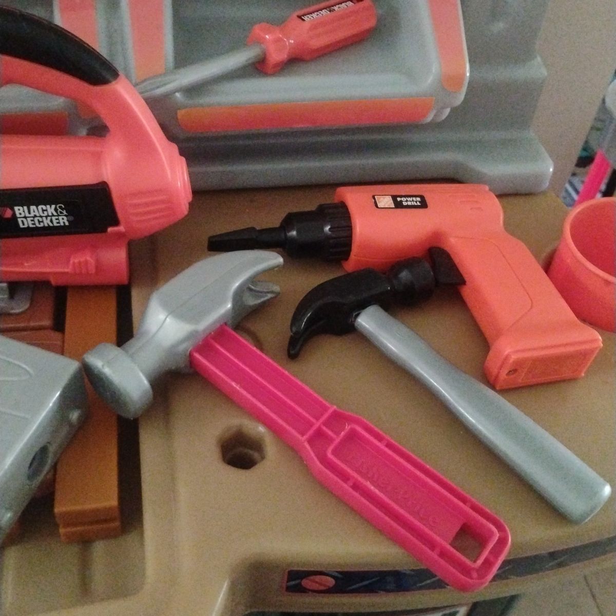 full home depot toy workbench w tools