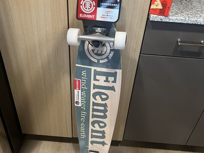 Element Skateboard Pintail Longboard Section Wood 8.5" Deck x 36" Long Board