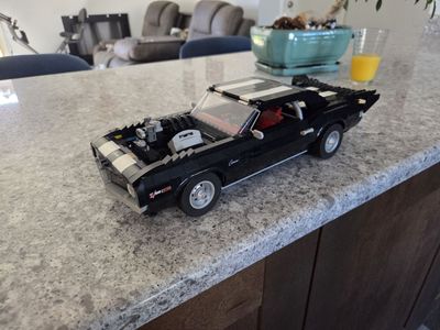 Custom built lego drag camaro