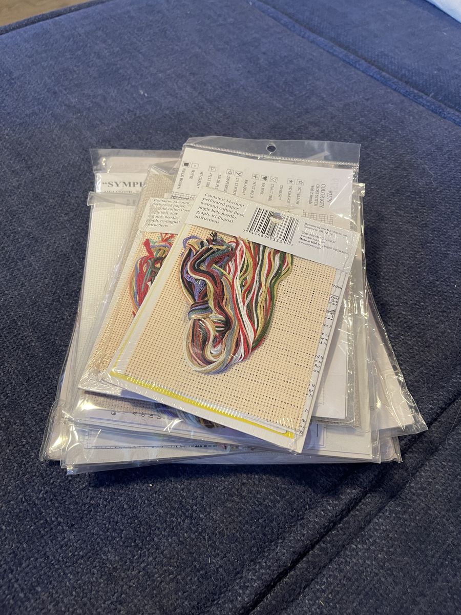 CROSS STITCH KITS -- DESTASHING FOR MOVE