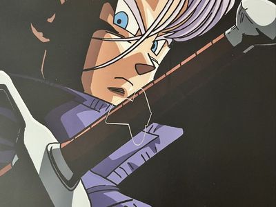 Dragon Ball Z Future Trunks PlayStation 4 Pro Console Vinyl Skin Decal