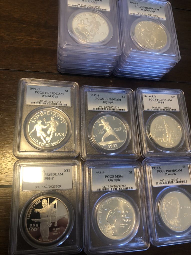 Silver Dollar Commemorative Proofs