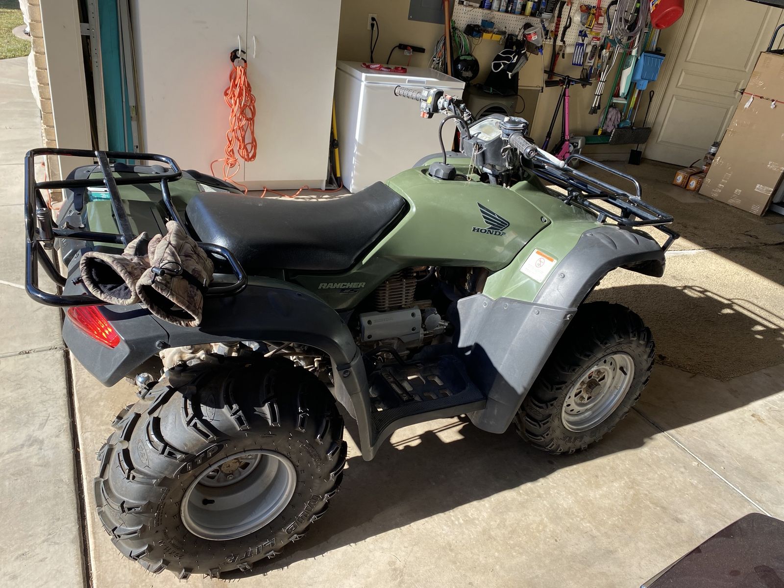 Honda Rancher 2006 ES Fourtrax ATV 4x2 Green 4-Wheeler