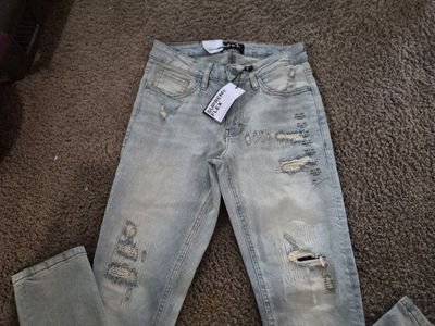 Rue21 Supreme Flex Distressed Light Wash Jeans New With Tags