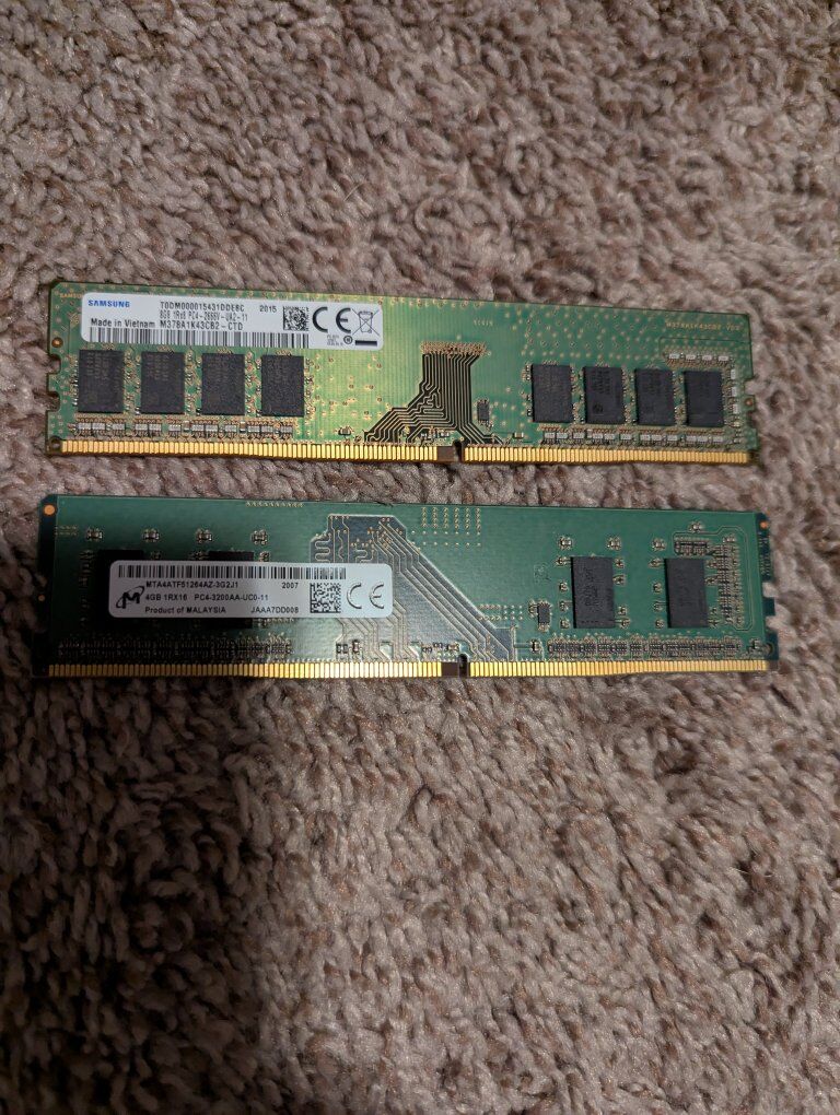 DDR4 ram, CPU, CPU cooler, and PSU bundle