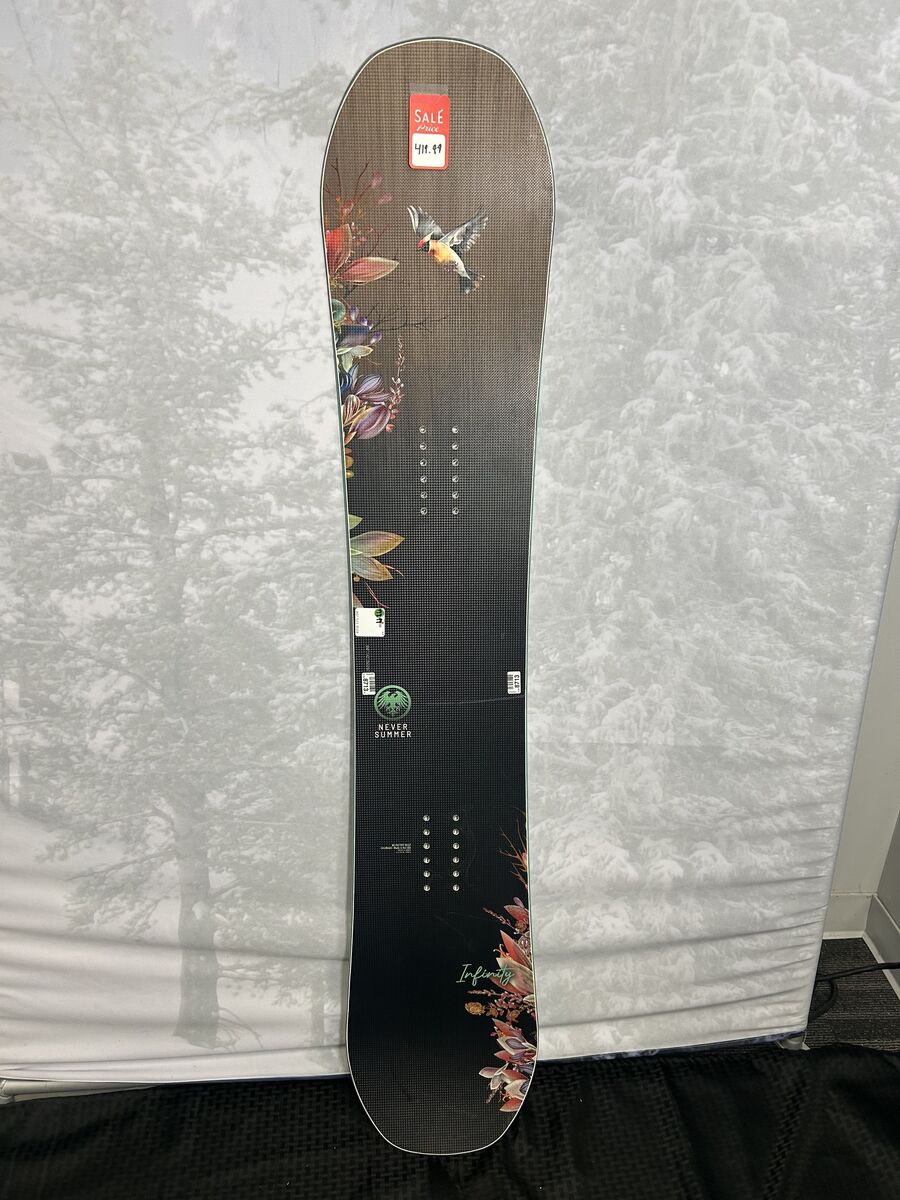 Used 2025 Never Summer Infinity 142 CM Snowboard