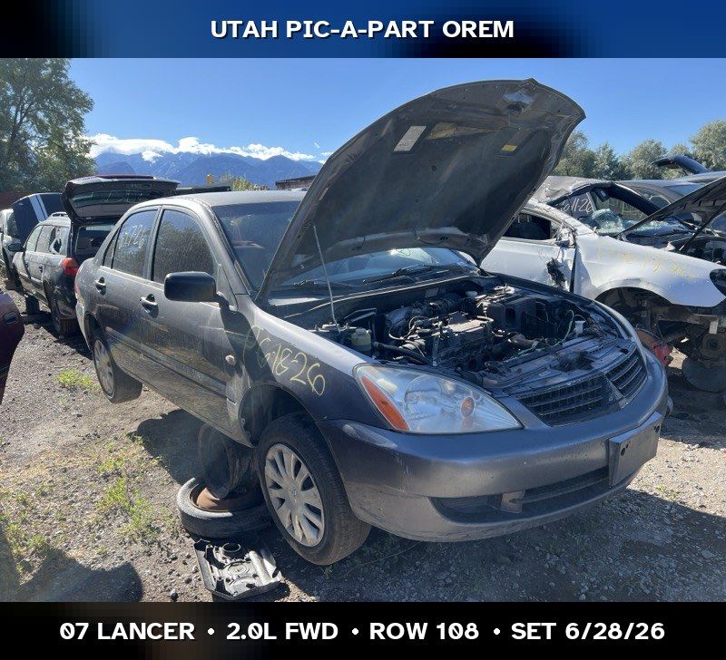 2007 Mitsubishi Lancer Parts - UTPAP Orem