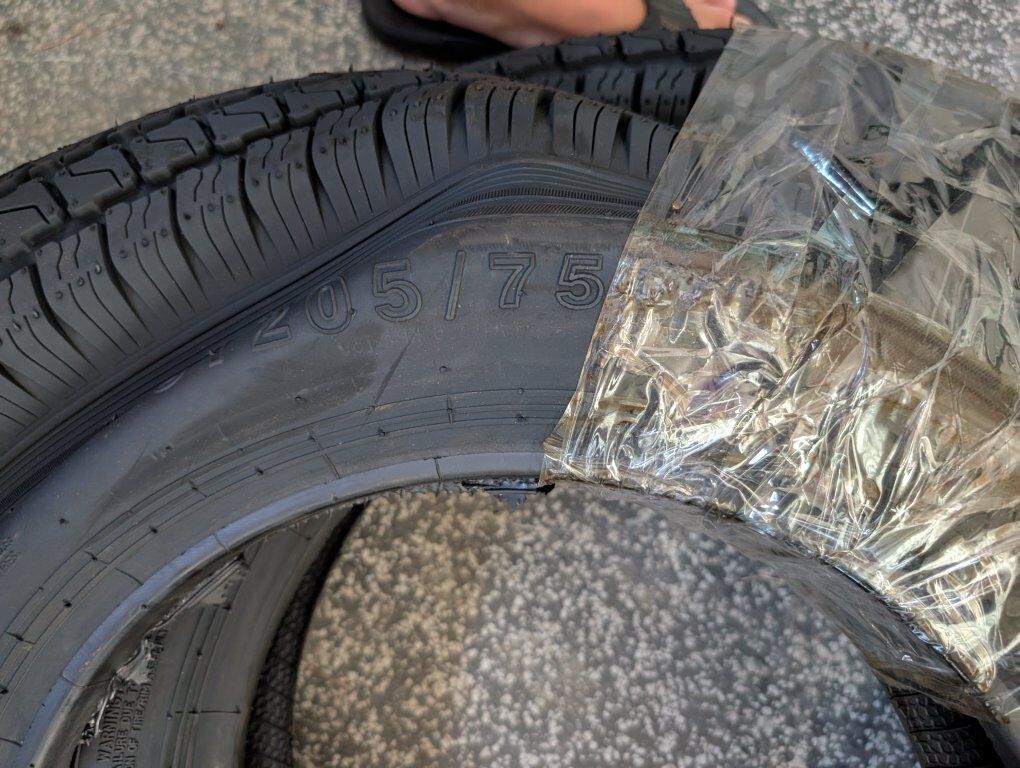 For sale: four brand new tires