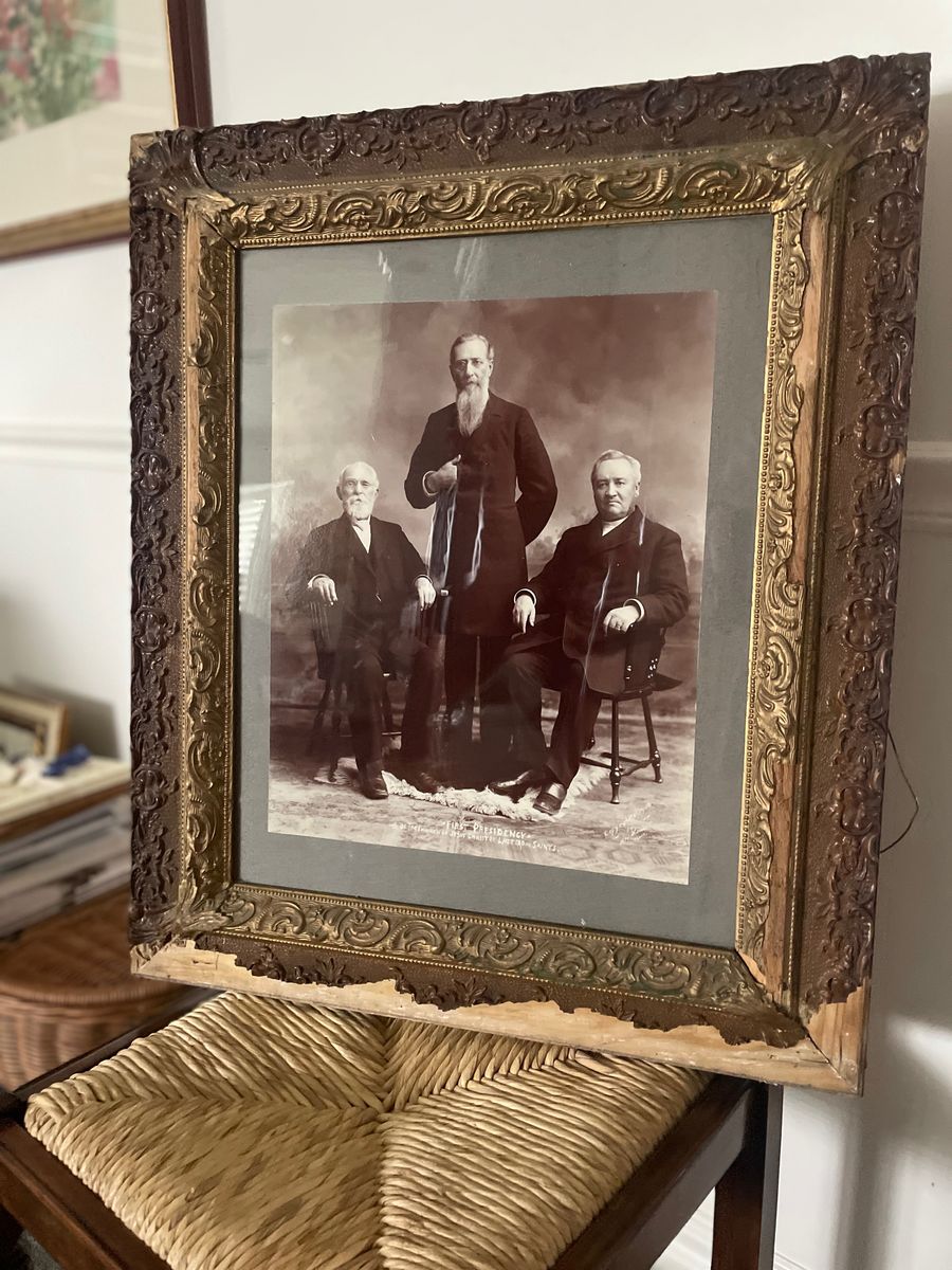 1902 Mammoth Portrait of LDS First Presidency