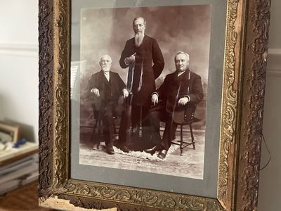 1902 Mammoth Portrait of LDS First Presidency