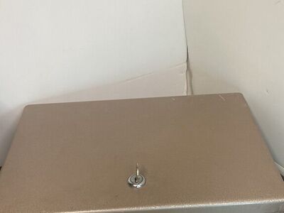 VTG Metal Security Cash Lock Box W/Key Heavy Duty