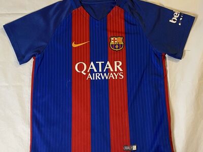 Authentic Youth Nike Soccer Jersey 16/17 Barcelona